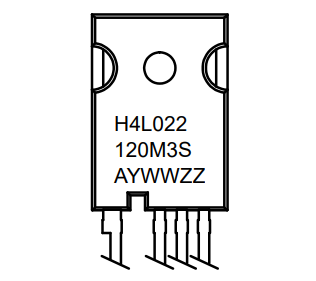ICs откалывают N-канал 1200V 68A 352W MOSFETs NTH4L022N120M3S до отверстие TO-247-4L 1