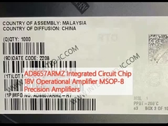 AD8657ARMZ Чип интегральной схемы 18В операционный усилитель MSOP-8