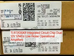 TL972IDGKR Integrated Circuit Chip Dual 12V 12MHz низкошумные операционные усилители