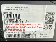 LTC4151IS-2 интегральный микросхема 1,2mA высокий боковой ток и мониторы мощности SOIC-16