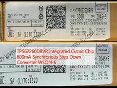 TPS62260DRVR интегральный микросхема 600mA синхронный шаг вниз преобразователь WSON-6