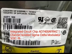 Чип интегральной схемы AD7400AYRWZ 1-канальный изолированный Сигма-Дельта модулятор SOIC-16