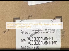 VL53L3CAV0DH/1 Sensor IC Time Of Flight Range Sensor с многоцелевым обнаружением LGA12