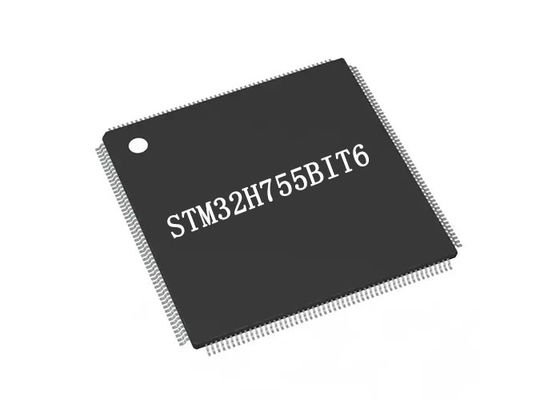 STM32H755BIT6 высокая эффективность DSP с флэш-памятью IC 2MBytes микроконтроллера DP FPU