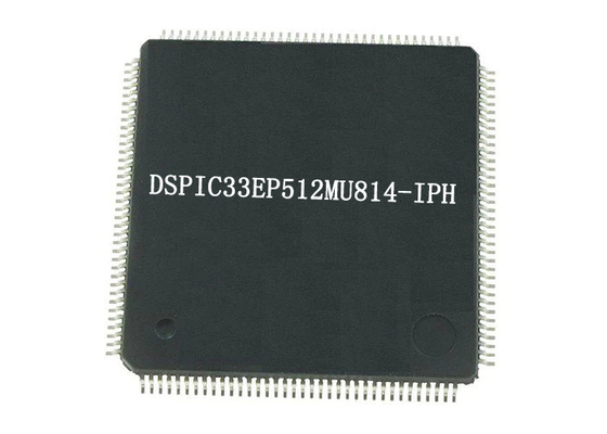Микроконтроллеры DSPIC33EP512MU814-I/PH шестнадцатиразрядные и регуляторы цифрового сигнала с высокоскоростным USB и предварительным аналогом
