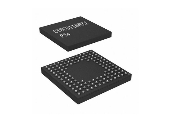 Держатель 50MHz IC VFBGA124 микроконтроллеров ядра IC MCU CY8C6116BZI-F54 одиночный поверхностный