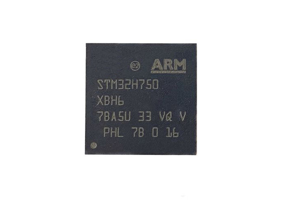 Микроконтроллер IC РУКИ Cortex-M7 Одно-ядра 265-TFBGA STM32H750XBH6 трицатидвухразрядный