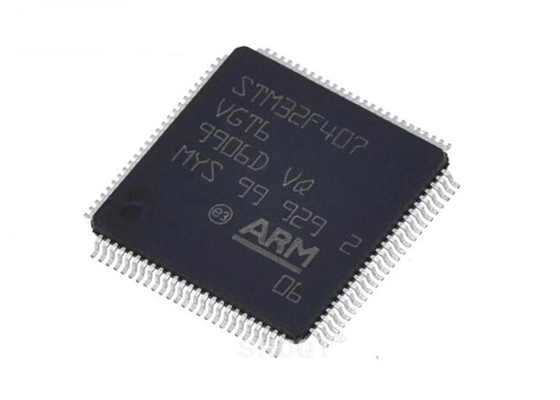 Микроконтроллер IC STM32F407VGT6 1 мбайт ядра флэш-памяти LQFP100 одиночного