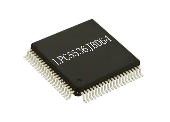 Микроконтроллеры обломока 150MHz 256KB интегральной схемаы 64TQFP LPC5536JBD64 внезапные откалывают