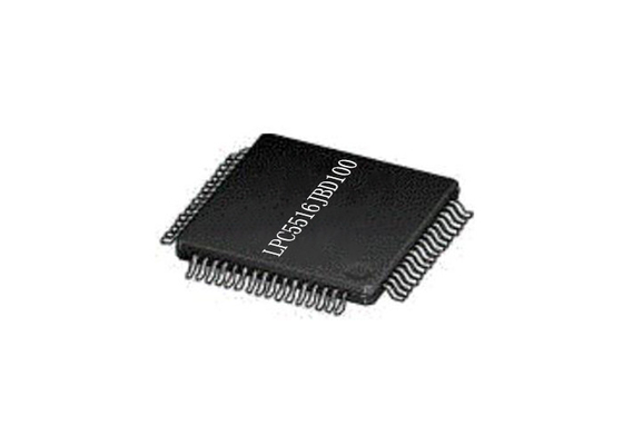 Микроконтроллеры IC 100HLQFP обломока LPC5516JBD100 150MHz интегральной схемаы 256KB