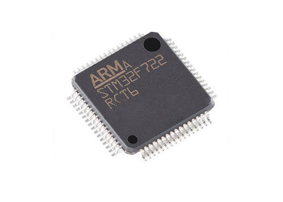 ICs откалывают внезапный пакет Одно-ядра 64-LQFP IC STM32F722RCT6 микроконтроллера