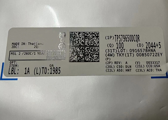 Шум регуляторов 1A низкого отключения обломока TPS79650DCQR интегральной схемаы линейный Ultralow