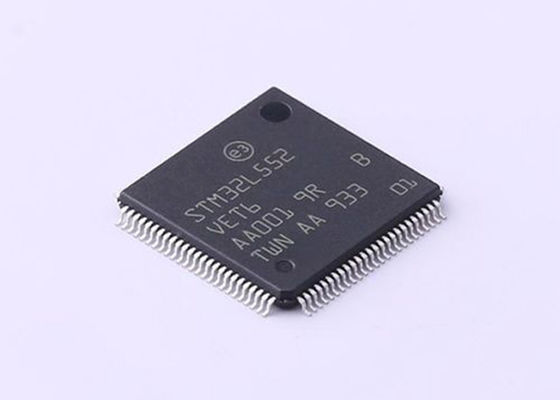 100-LQFP поверхностная РУКА Cortex-M33 держателя STM32L552VET6 врезала микроконтроллеры IC