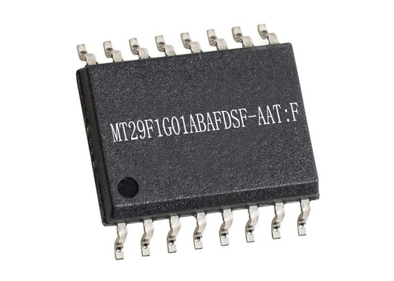 Серийная флэш-память MT29F1G01ABAFDSF-AAT NAND: Обломок интегральной схемаы f 16-SOIC