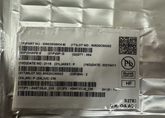 Память IC Чип W9825G6KH-6I 256 Мбит Параллельная высокоскоростная память SDRAM IC 54-TSOP