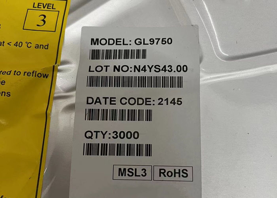 Чип интегральной схемы GL9750 3.3V до 1.2V Контроллер для чтения карт QFN-32