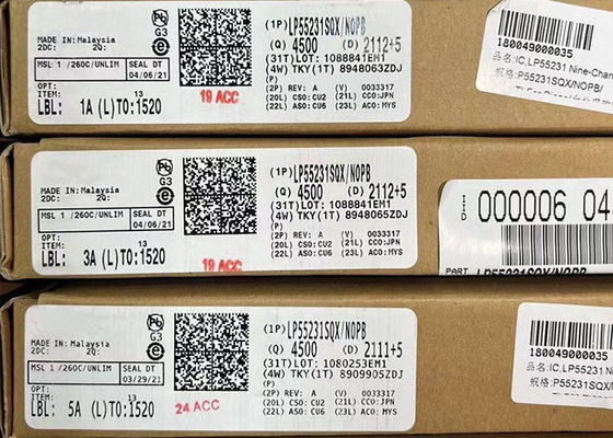 LP55231SQX 9-канальный белый светодиодный драйвер с внутренней программой памяти и интегрированным насосом зарядки