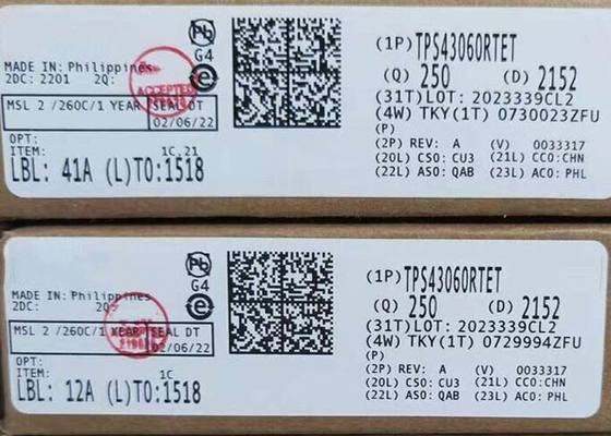 Комплексные микросхемы TPS43060RTET Синхронные контроллеры постоянного тока WQFN-16