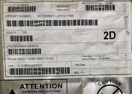 Полевые программируемые ворота массив XC7VX690T-L2FFG1158E 640MHz FPGA программируемые логические IC