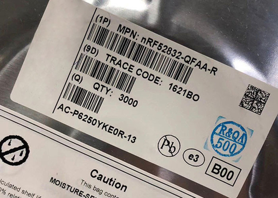 BT IC NRF52832 2,4 ГГц Многофункциональный BT Низкоэнергетический 5.4 SoC QFN-48 Многопротокольный SoC