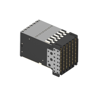 Соединители 10171713-101LF 6-парный EXAMAX2 высокоскоростной подключатель на заднем плане