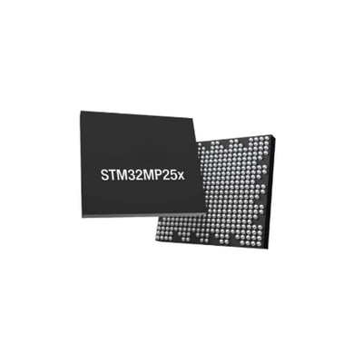 STM32MP257CAI3 Микроконтроллер MCU общего назначения 32-битный двойной ядра 400 МГц встроенный MPU