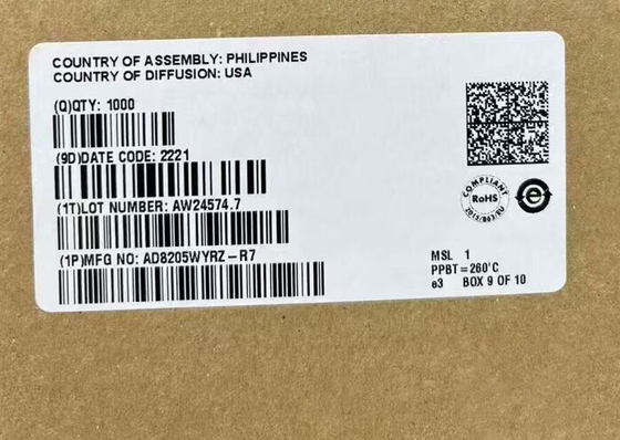 AD8205WYRZ интегральный микросхема чип единое питание 42 В системный усилитель разницы