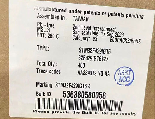 STM32F429IGT6 180MHz одноядерный 1MB FLASH микроконтроллер IC LQFP176
