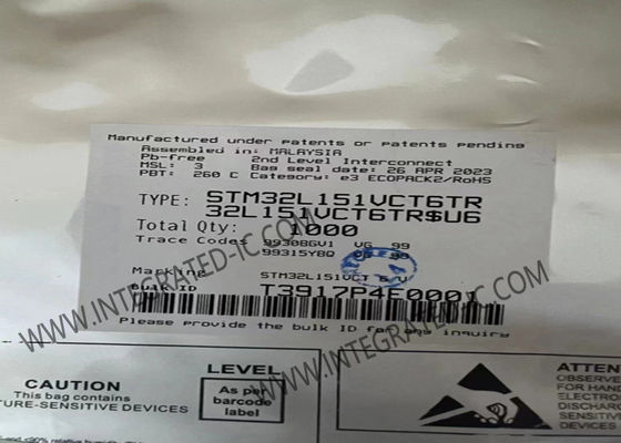 STM32L151VCT6 Микроконтроллер MCU 32MHz 32-битный одноядерный микроконтроллер IC LQFP-100