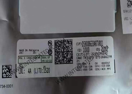 Компьютерный микросхема DS90UB633ARTVRQ1 100MHz 1,87Gbps FPD-Link III Сериализатор