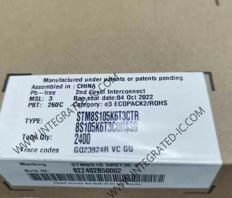 STM8S105K6T3CTR Микроконтроллер MCU 16MHz Mainstream Access Line 8-битный MCU