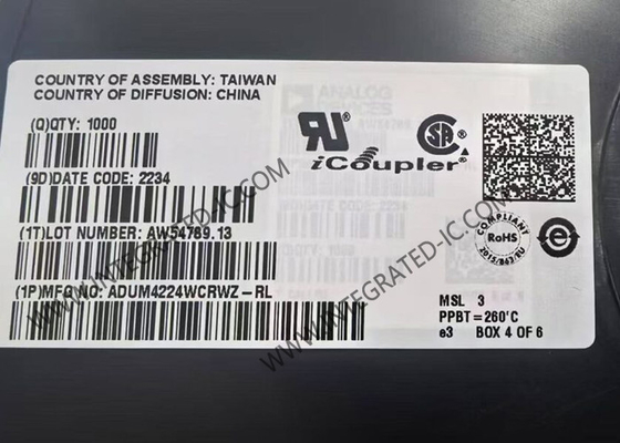 ADUM4224WCRWZ Чип интегральной схемы 5kVrms Изолированные высокоточные драйверы полумостовых ворот