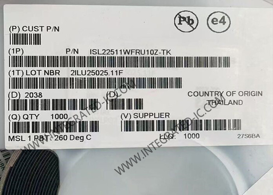 ISL22511WFRU10Z интегральный микросхема с низким уровнем шума и низкой мощностью с управляемым одним кнопкой потенциометром