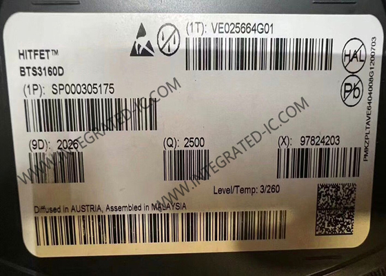 BTS3160D интегральный микросхема 10Ω умный переключатель питания с низкой стороной IC TO-252-5