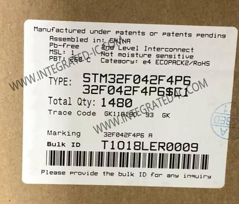 STM32F042F4P6 Микроконтроллер MCU Mainstream Arm Cortex-M0 USB Line MCU TSSOP-20