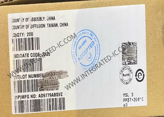 AD9779ABSVZ интегральный микросхема 16-битный цифровой к аналоговому преобразователю TQFP-100