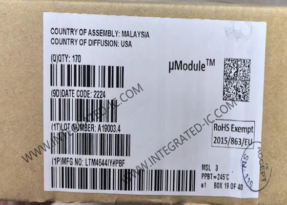 LTM4644IY Чип интегральной схемы 4A Конфигурируемый Quad DC/DC μModule регулятор
