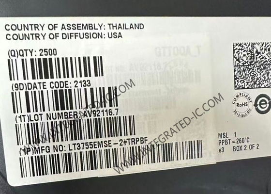 LT3755EMSE-2 интегральный микросхема Чип 4.5V до 40V светодиодные контроллеры MSOP-16 пакет