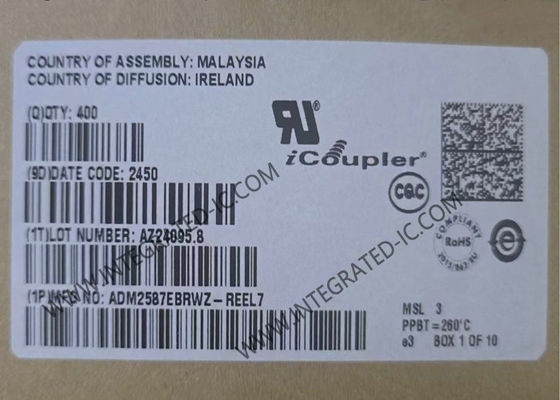 Сигнал и сила ADM2587EBRWZ изолировали приемопередатчик RS-485 с 15 kV предохранения от ESD