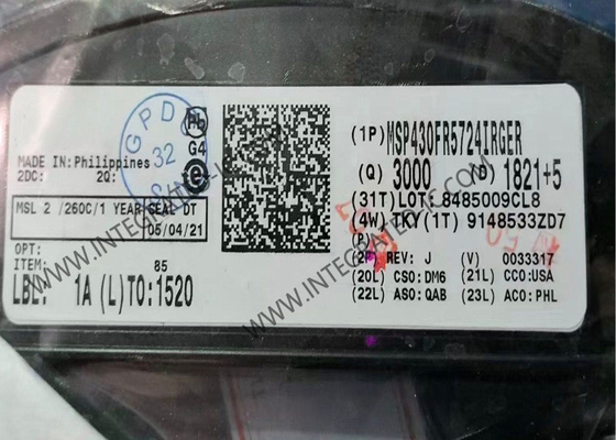 MSP430FR5724IRGER Микроконтроллер MCU 8MHz Сверхнизкомощные микроконтроллеры смешанного сигнала