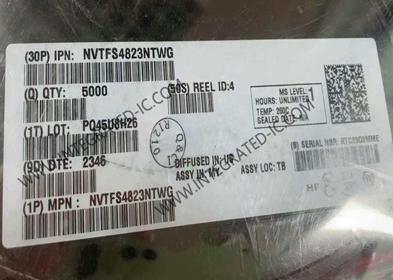 NVTFS4823NTWG Интегральная микросхема 30 В 30 А 10,5 мОм Одноканальный N-канальный силовой MOSFET транзистор