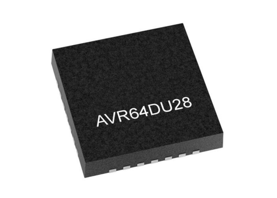 AVR64DU28T-I/STX Микроконтроллер MCU 8-битные микроконтроллеры VQFN28 USB 2.0 FS устройство