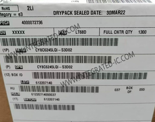 CY8C6245LQI-S3D02 Микроконтроллер MCU PSOCTM 6 Микроконтроллеры 32-битный двухъядерный MCU