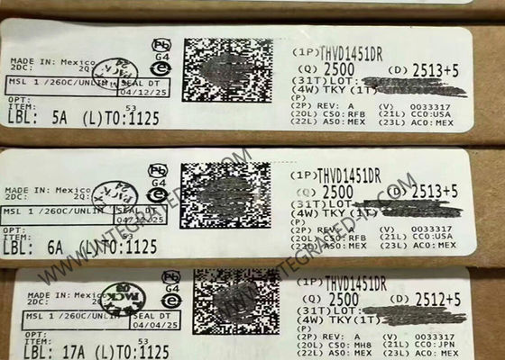 THVD1451DR Интегральная микросхема 3,3 В - 5 В приемопередатчика RS-485 с защитой от электростатического разряда ±18 кВ IEC