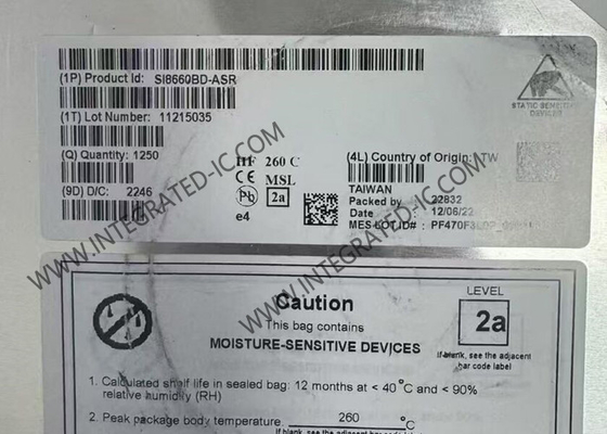 SI8660BD-ASR Чип интегральной схемы 5000Vrms Шестиканальные цифровые изоляторы SOIC16