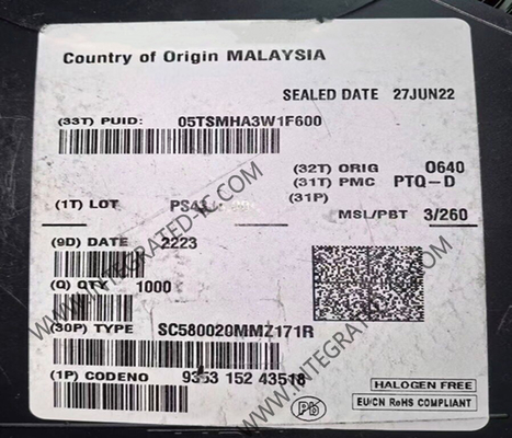 SC580020MMZ171R микроконтроллер MCU высокопроизводительный встроенный процессор BGA пакет