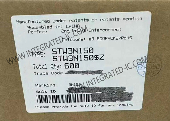 STW3N150 интегральные микросхемы чип N-канал 1500V 2.5A 6 Ω Мощность MOSFET транзисторы