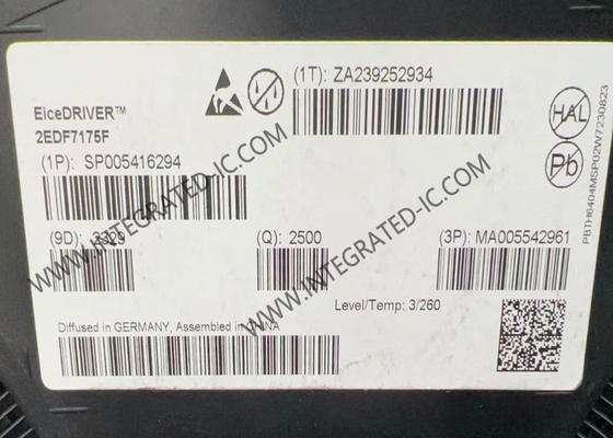 Чип интегрированной схемы 2EDF7175F Неинвертирующий IC драйвера полумостовых шлюзов