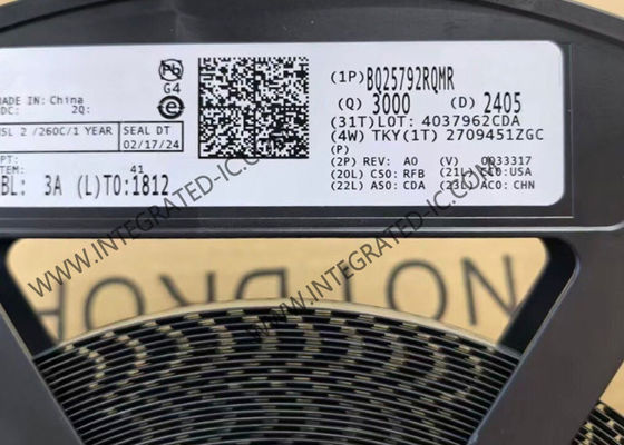 BQ25792RQMR Integrated Circuit Chip 5A Buck-Boost Battery Charger With Dual-Input Selector