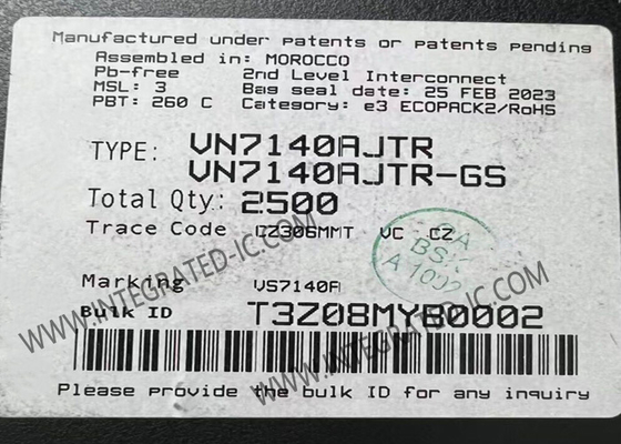 VN7140AJTR интегральный микросхема чип высокий боковой драйвер с мультисенсорной аналоговой обратной связи для автомобильных приложений